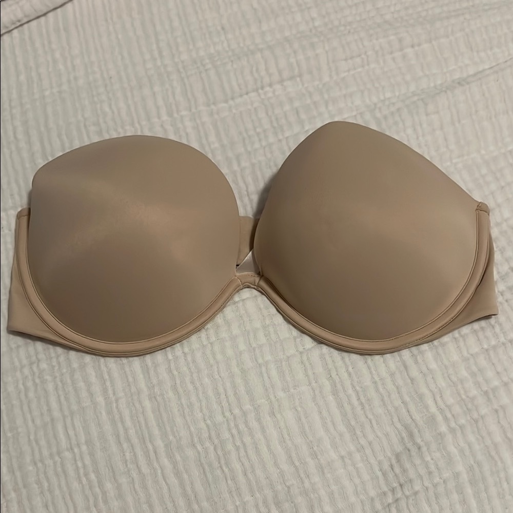 Strapless Nude Push Up Bra - Smooth Seamless Support
